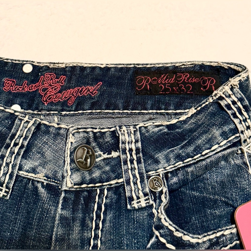 Rock & Roll Cowgirl Medium Rise Boot Cut Jeans - Picture 4 of 5